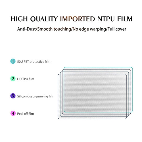 Hydrogel film for cutting machine