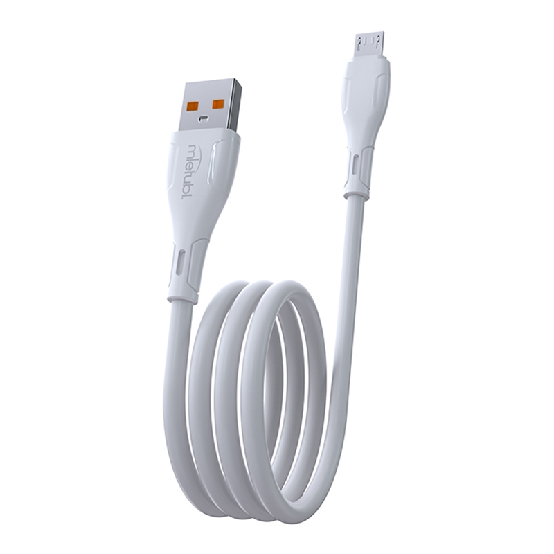 2.4A soft rubber data cable for Android phone