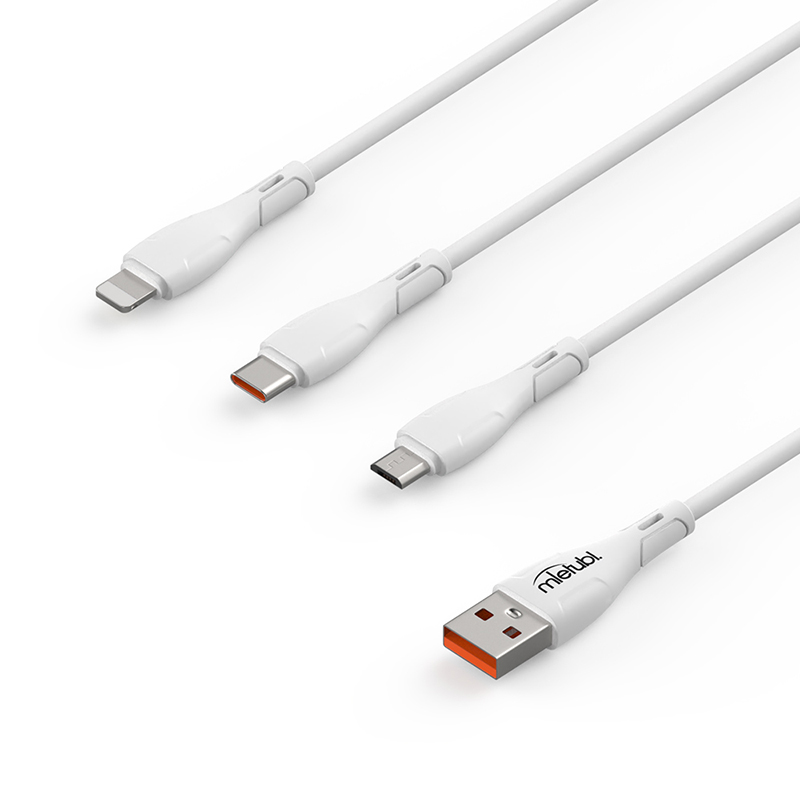 2.4A soft rubber data cable for Android phone