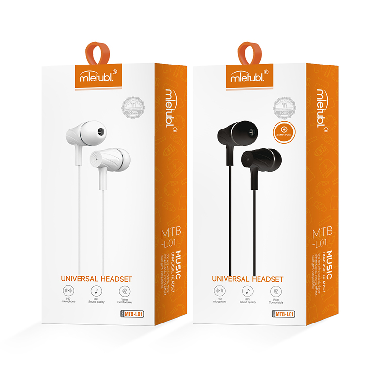 3.5mm / TYPE-C general wired-control Headphones with mic