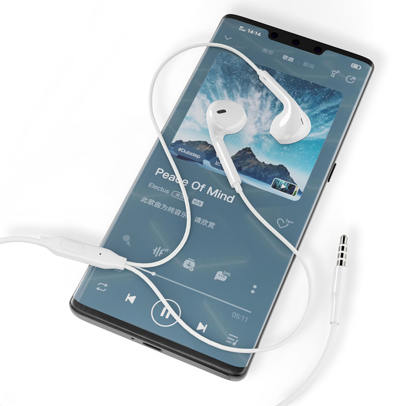 Type-C wired earphones with mic