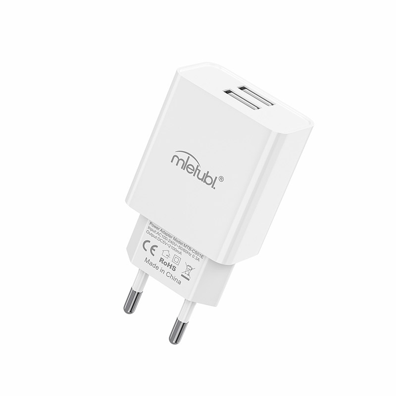 2.1A dual USB wall charger