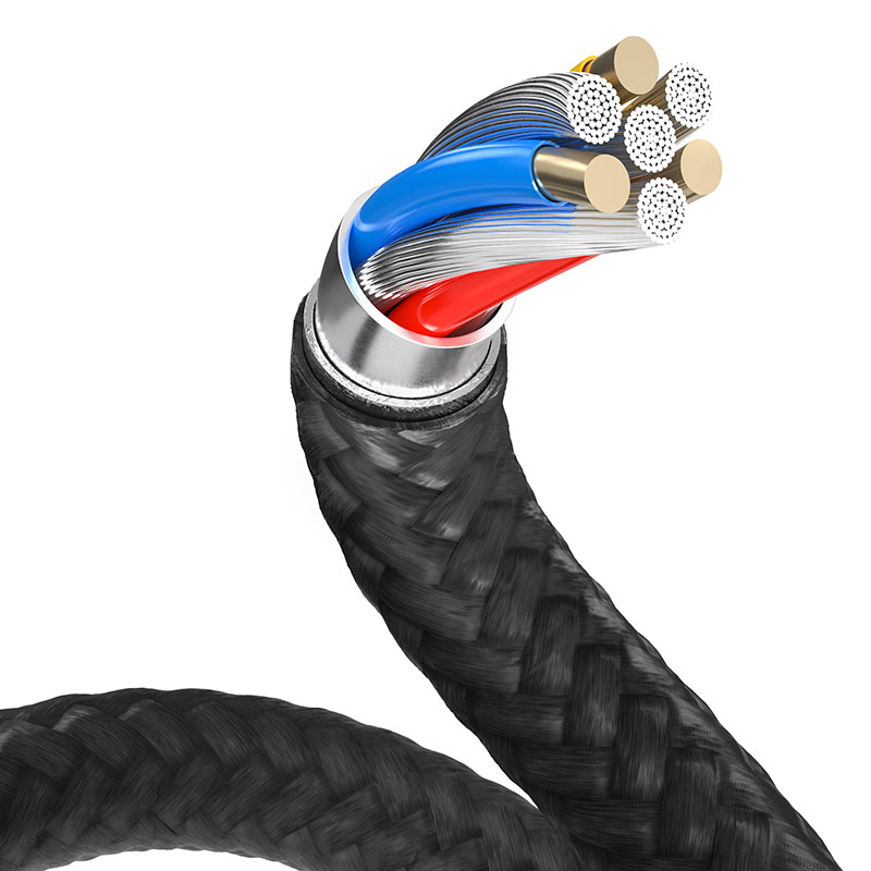 PD60W braided mobile phone charging cable