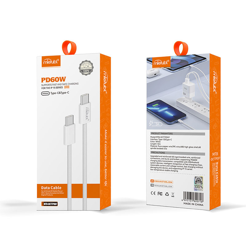 PD60W cell phone charger cable