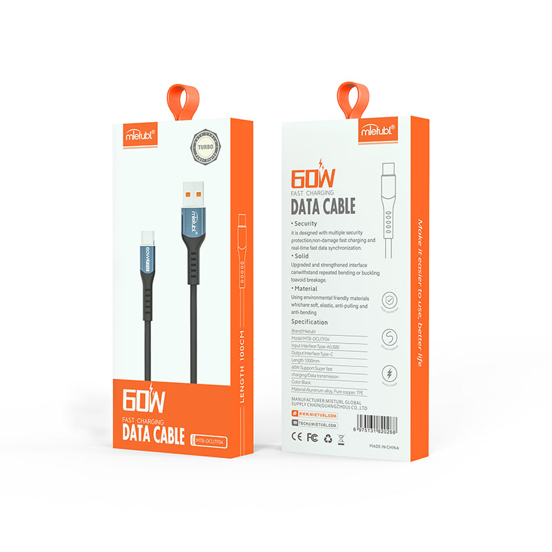 5A 60W Type-C to Type-C fast charging cable