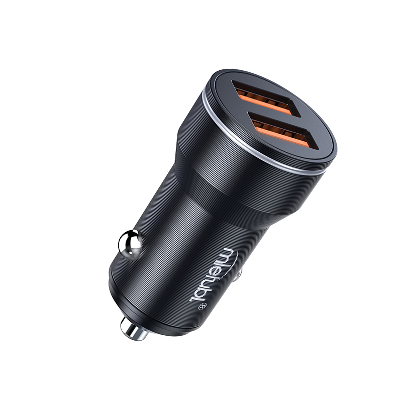 2.4A dual USB fast charging car charger