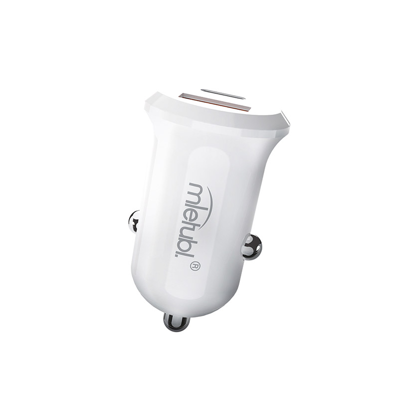 Mini dual port car charger