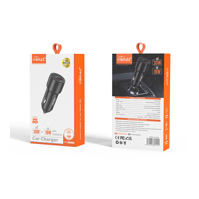 PD30W+18W fast charging car charger