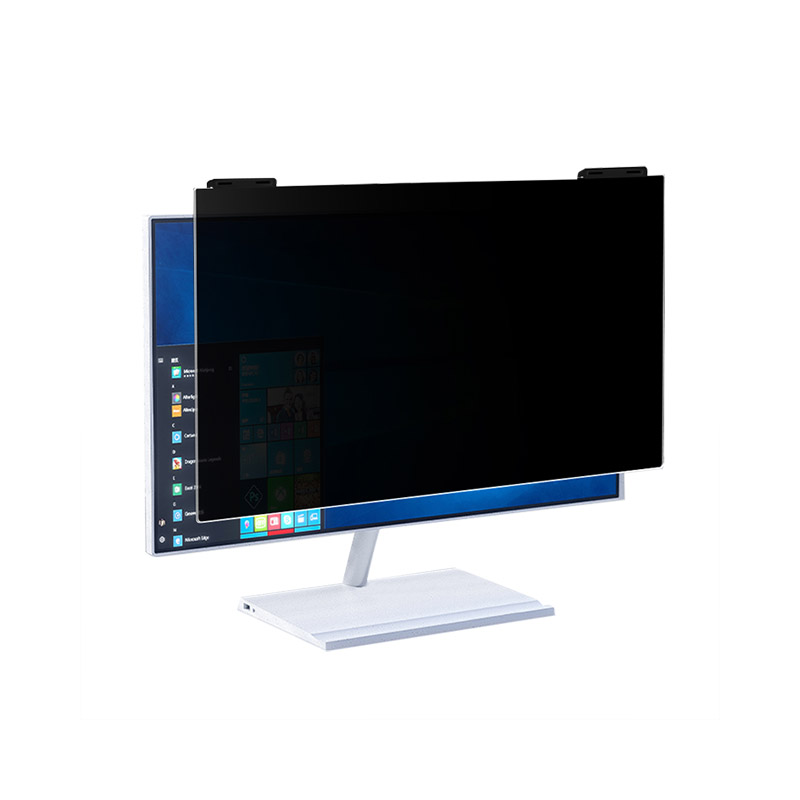 Clip-on monitor privacy filter
