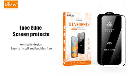 Lace edge screen protector