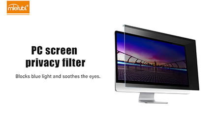 Clip-on privacy screen filter