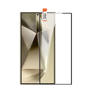 HD clear big curved edge screen protector for Samsung S25 Ultra