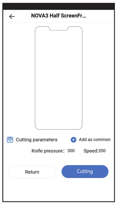 Start cutting