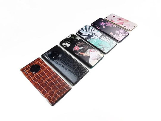 The embossed pattern mobile phone skin