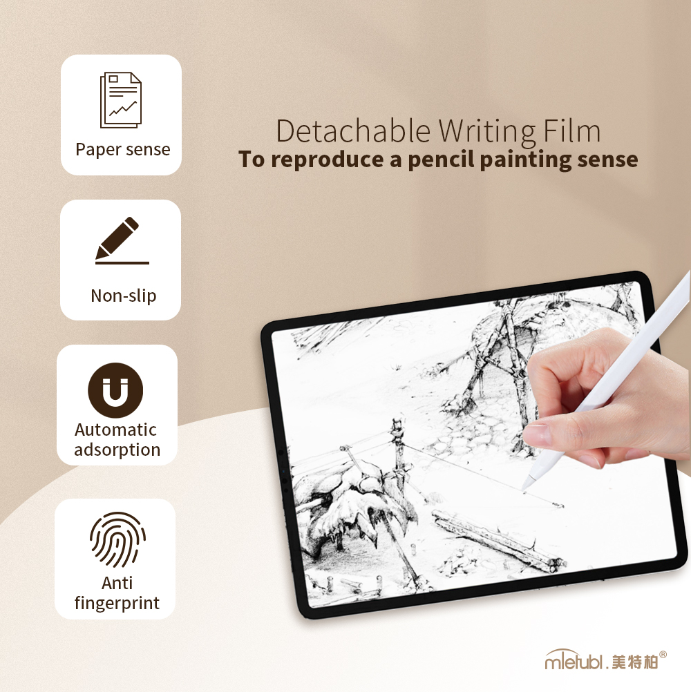 Paper like screen protector