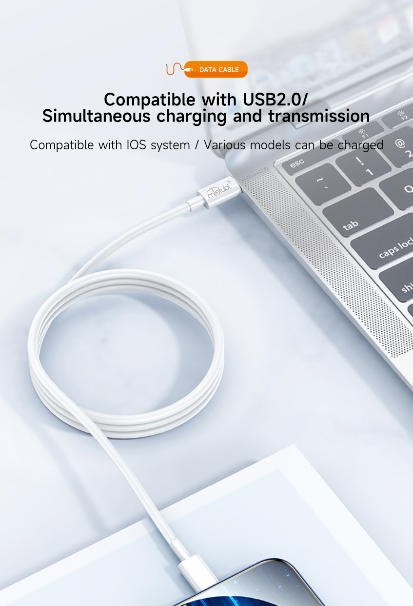 Data cable compatible with IOS