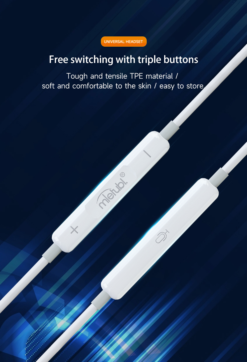 Wired in-ear headphones