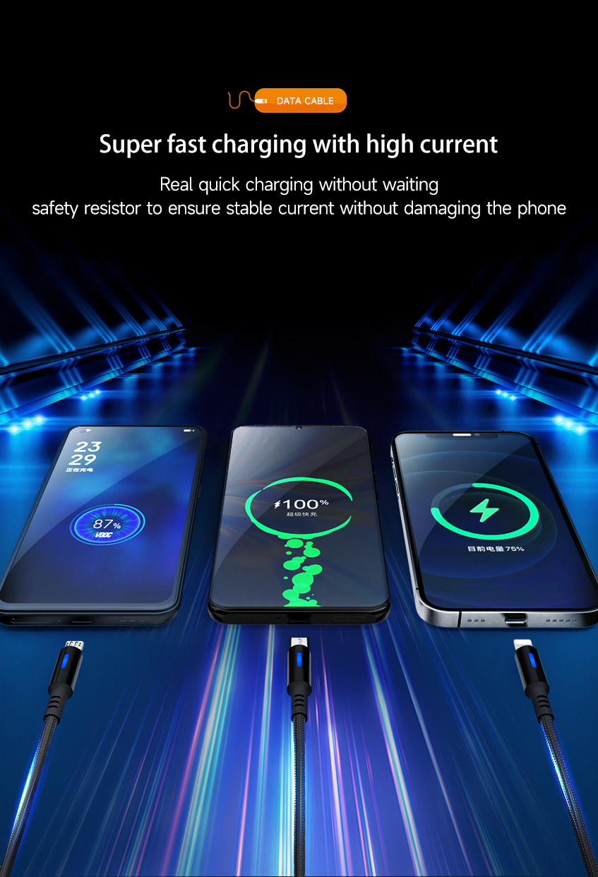High current data cable