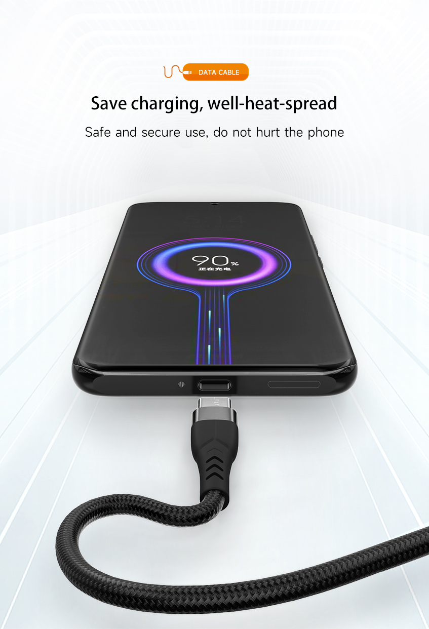 Braided data cable