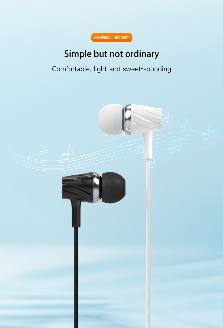 Wired-control Headphones with mic