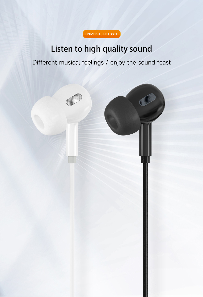 Wired control earphones