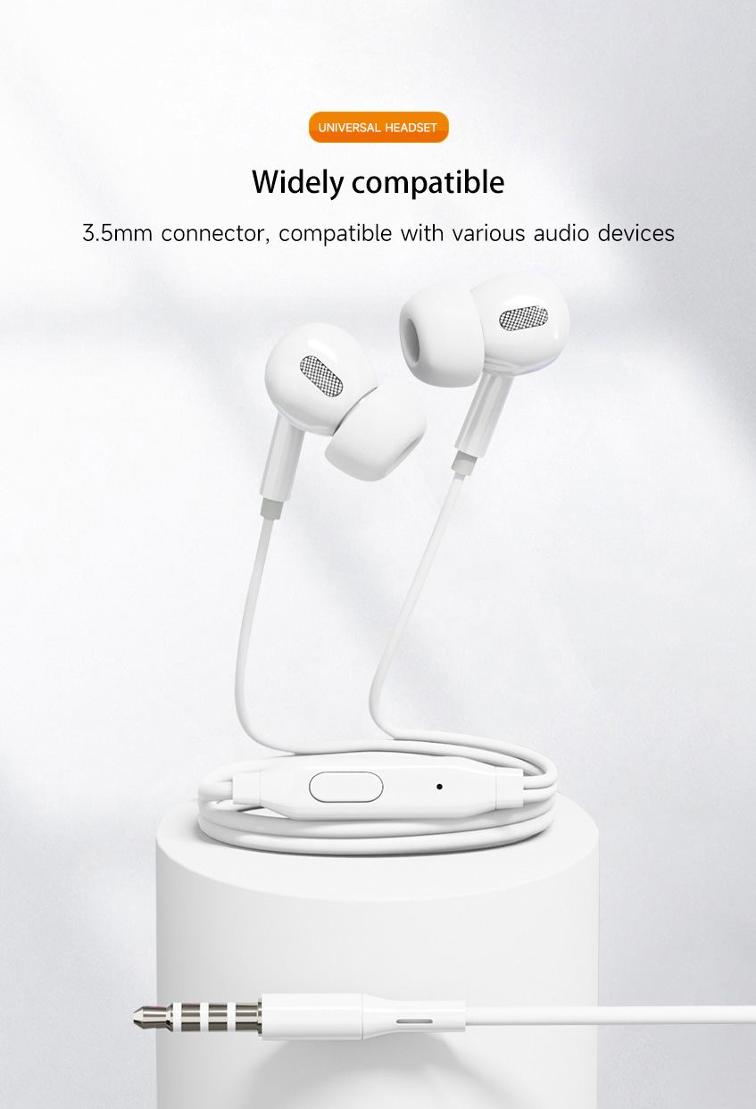 Wired control earphones