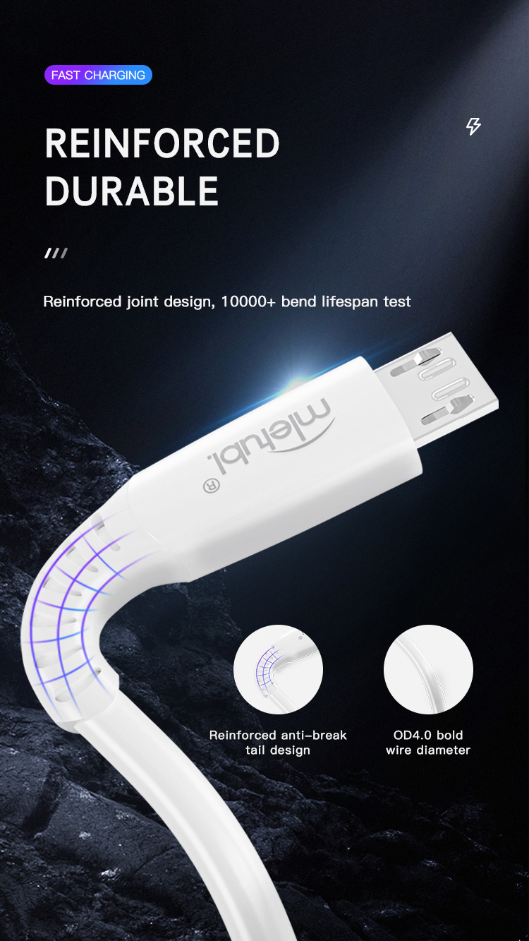 2.4A USB charge cable