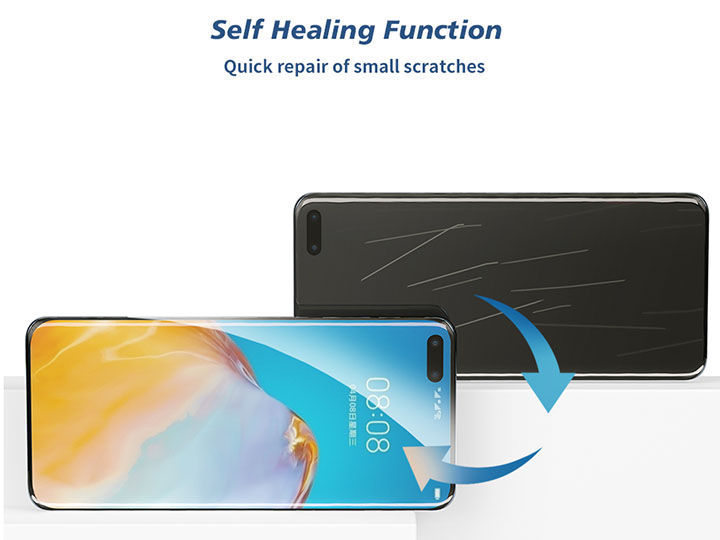 Self-healing screen protectors