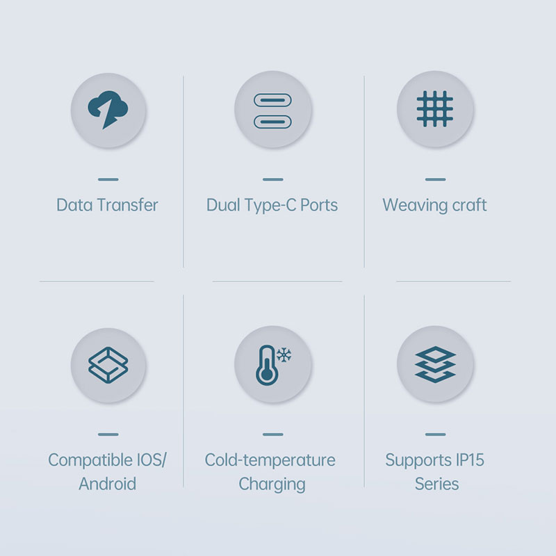 Features of PD60W charger cable