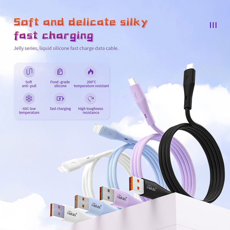 Silicone data cable