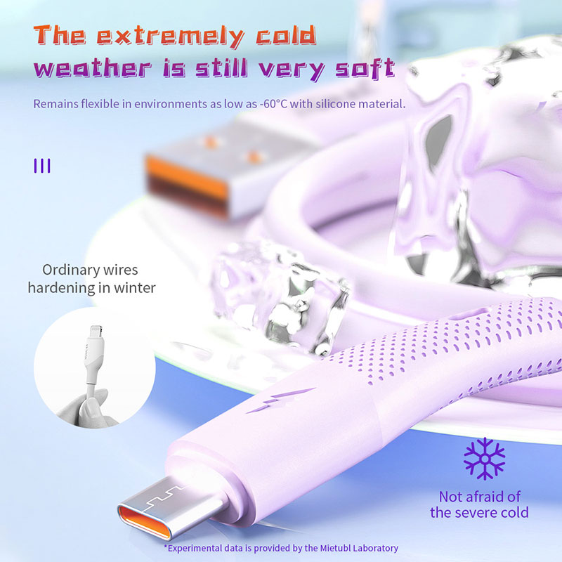 Silicone data cable
