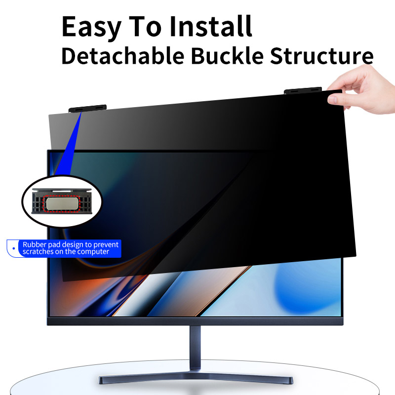 Clip-on privacy filter