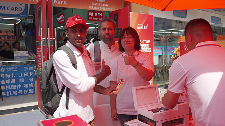 Intelligent film cutting and pasting machine launch event