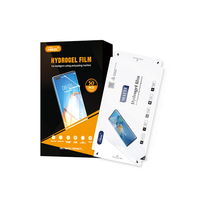 Matte hydrogel film sheet 
