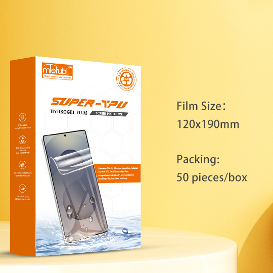 Super-TPU Screen Protector Sheets Packing