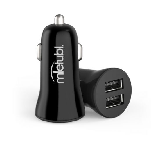 Интеллектуальное автомобильное зарядное устройство с двойным USB-разъемом и отключением питания